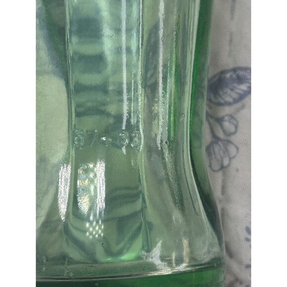 Lot of 1950s 6 & 6.5 oz Green Embossed Coca Cola Coke Bottles from New Bern, NC - Picture 8 of 14